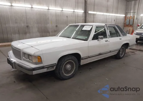 1989 Mercury Grand Marquis Ls z USA, uszkodzony, nr VIN 2MEBM75FXKX733842